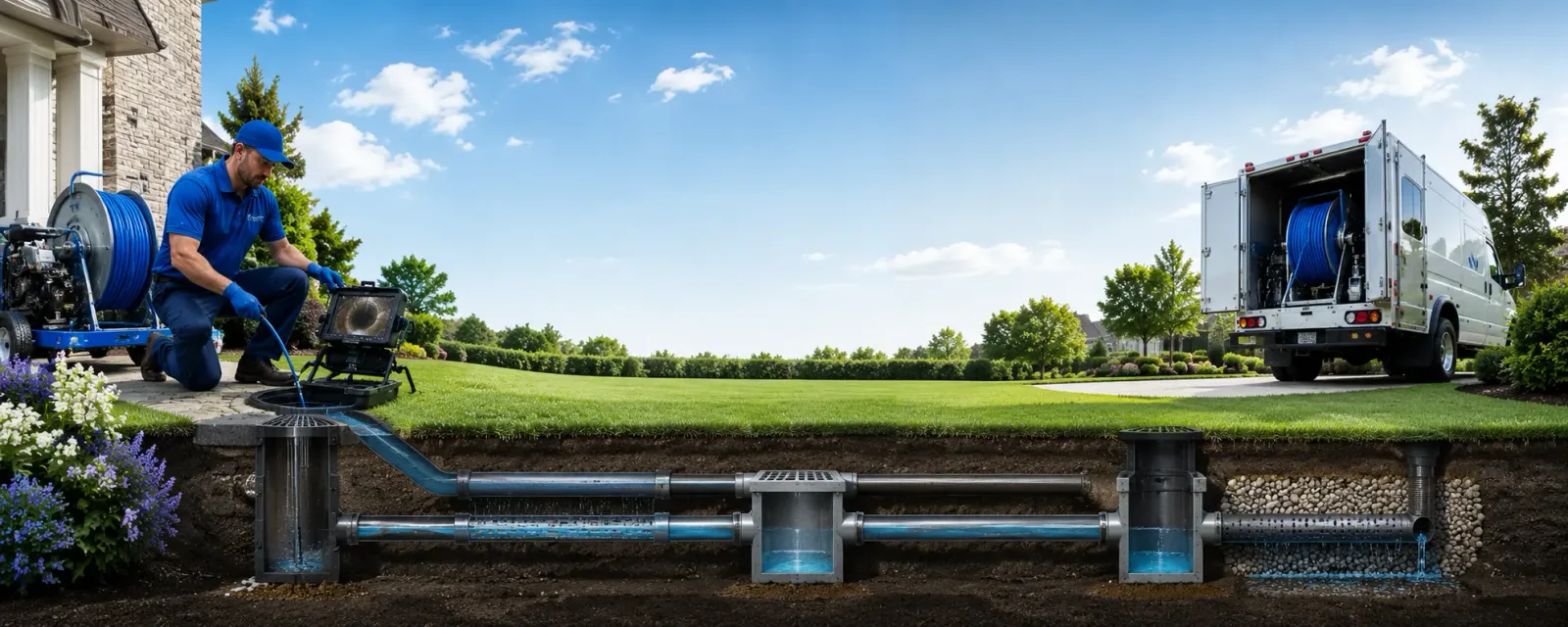 Outdoor drain cleaning information for Towanda, IL
